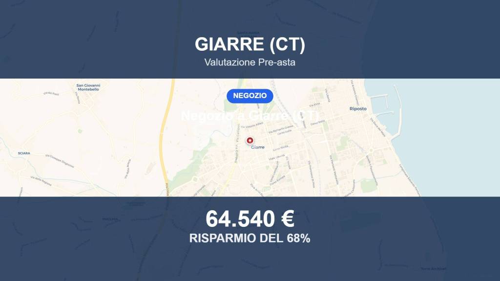 negozio in vendita a Giarre
