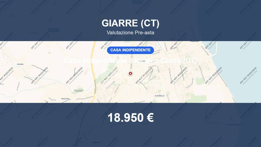 casa indipendente in vendita a Giarre