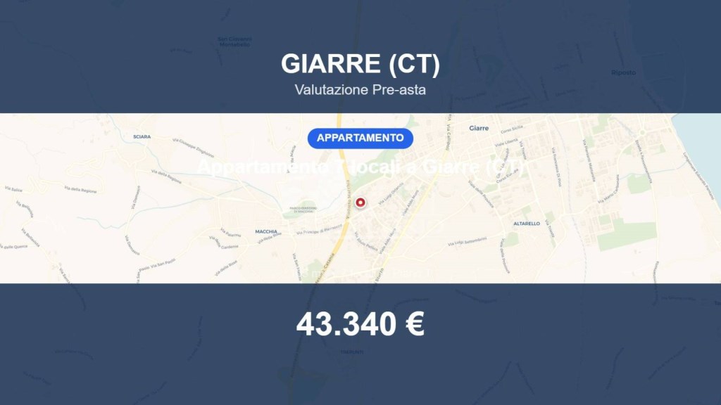 appartamento in vendita a Giarre