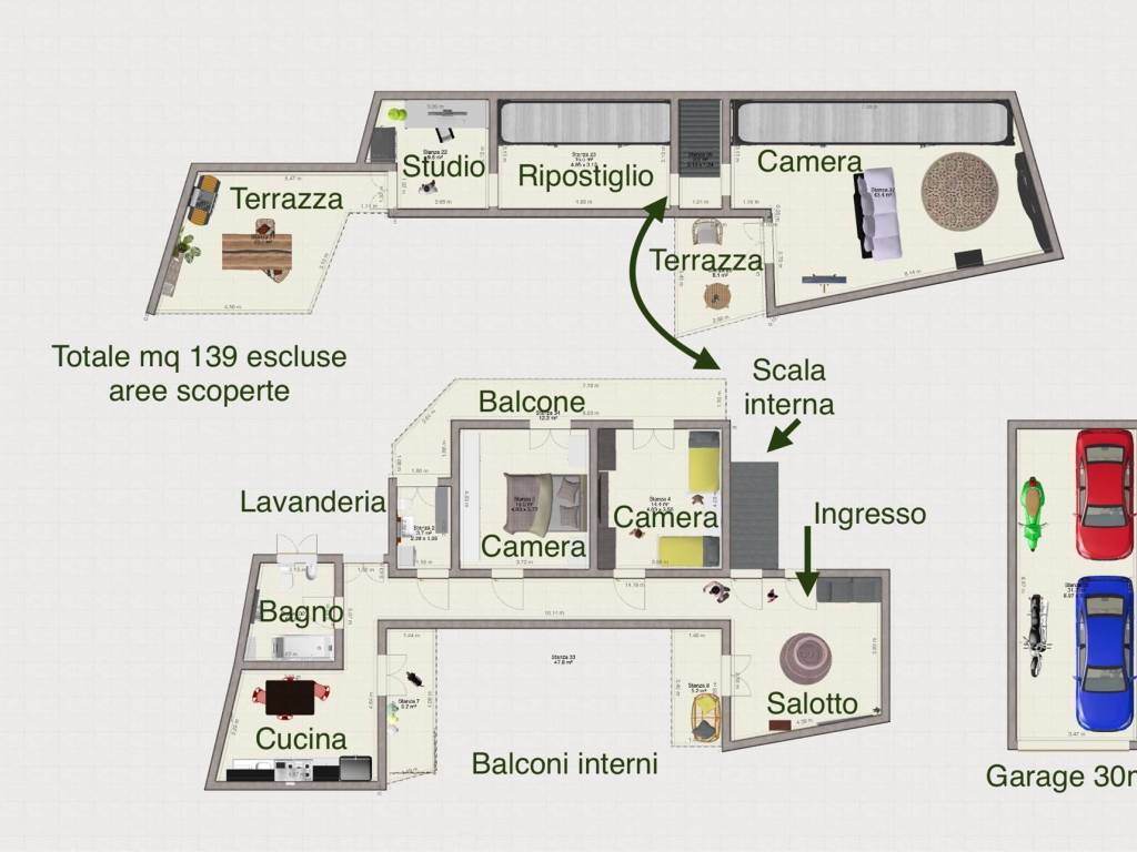 appartamento in vendita a Gravina di Catania