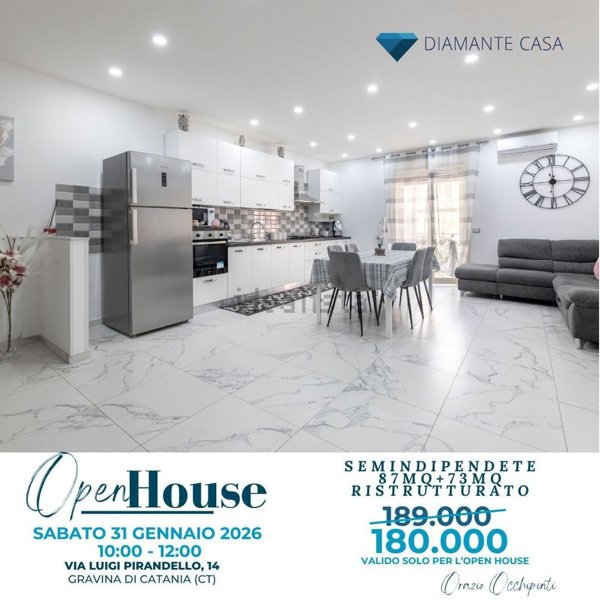 appartamento in vendita a Gravina di Catania