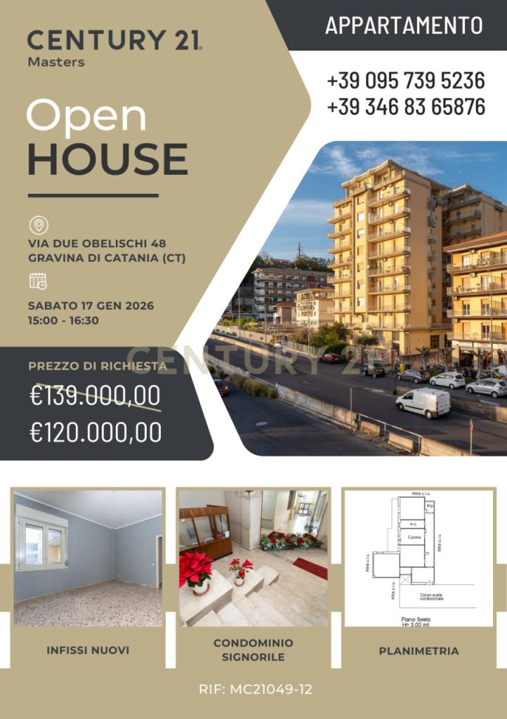 appartamento in vendita a Gravina di Catania