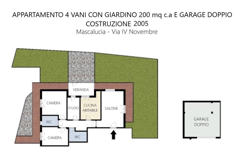appartamento in vendita a Gravina di Catania