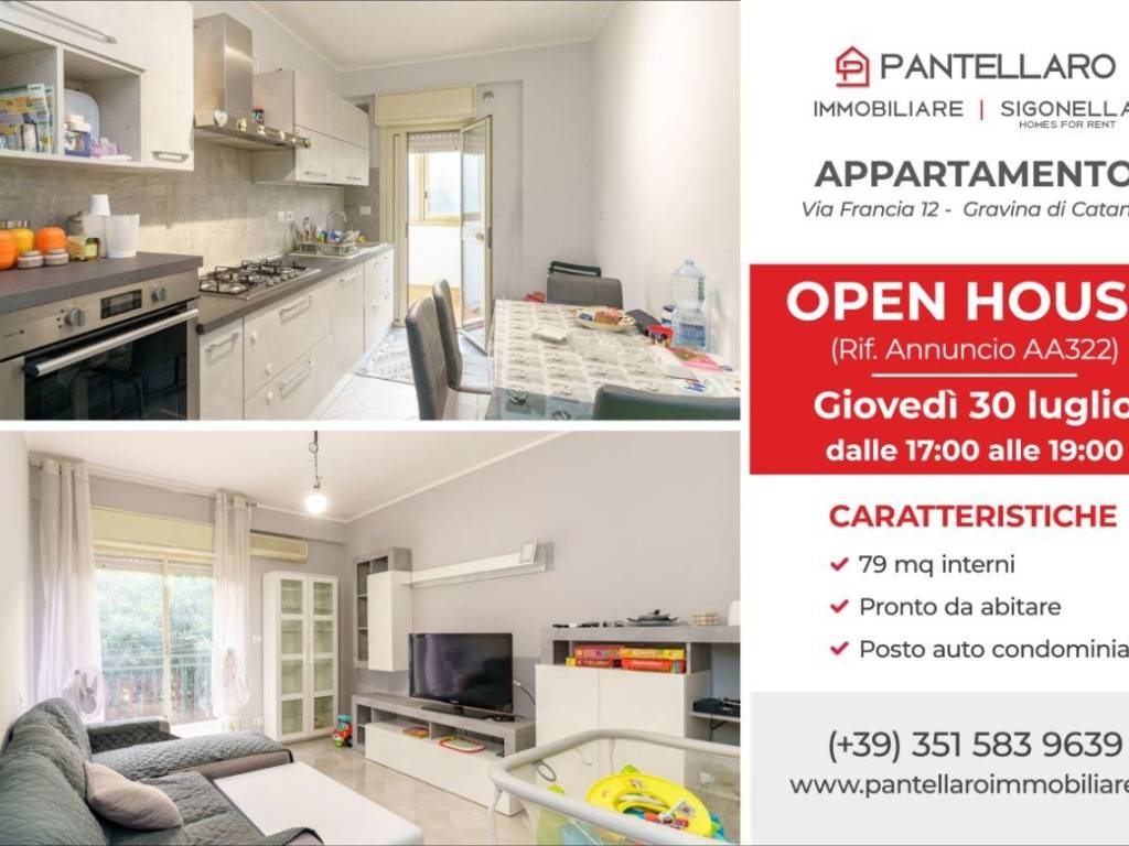 appartamento in vendita a Gravina di Catania in zona Coviello