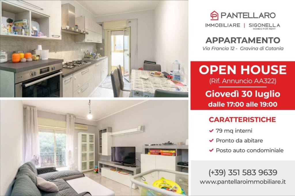 appartamento in vendita a Gravina di Catania in zona Coviello