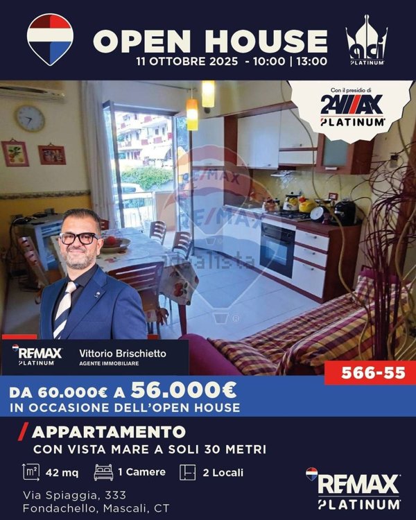 appartamento in vendita a Mascali