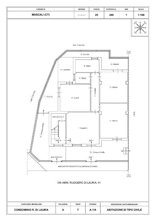 appartamento in vendita a Mascali
