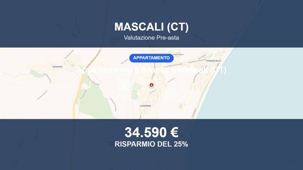appartamento in vendita a Mascali
