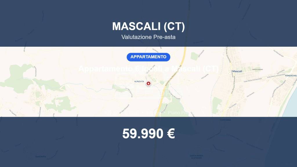 appartamento in vendita a Mascali in zona Nunziata