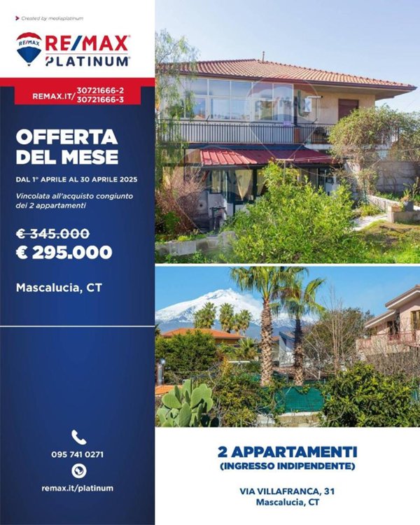 appartamento in vendita a Mascalucia
