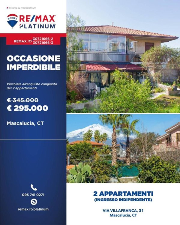 appartamento in vendita a Mascalucia