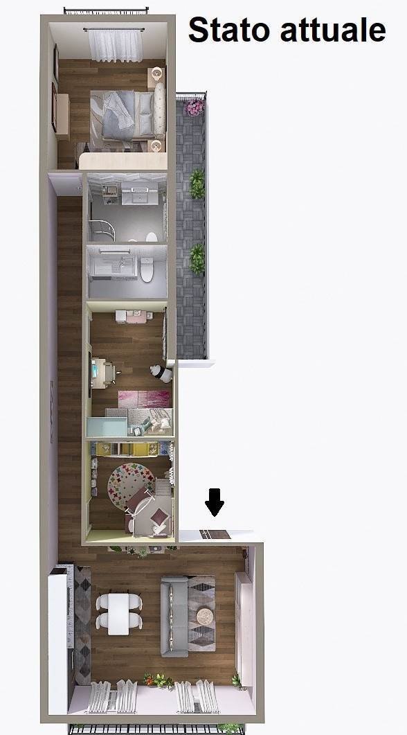 appartamento in vendita a Misterbianco in zona Lineri / Montepalma