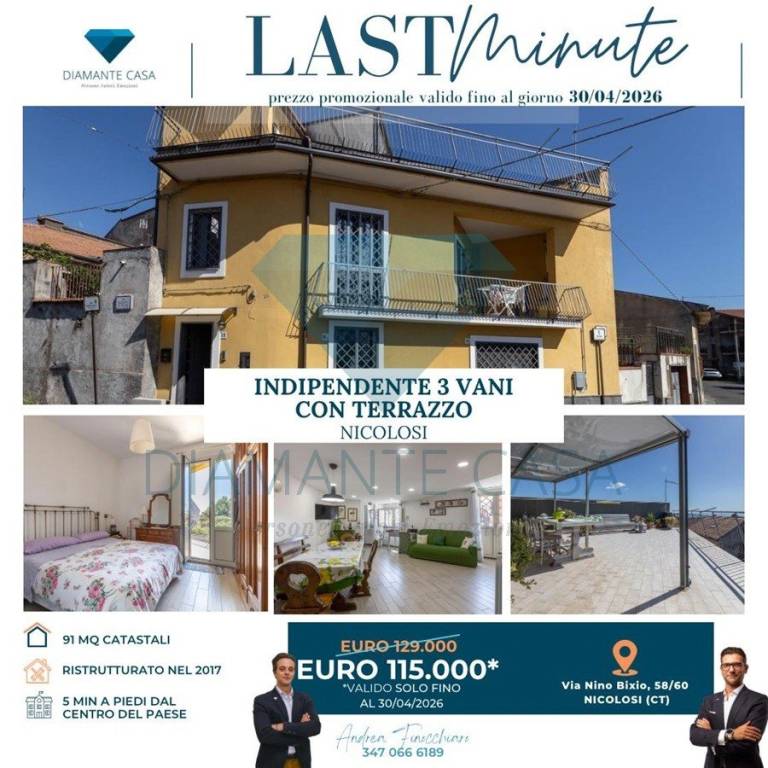 casa indipendente in vendita a Nicolosi