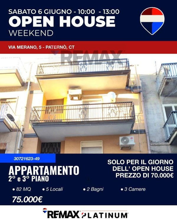 appartamento in vendita a Paternò