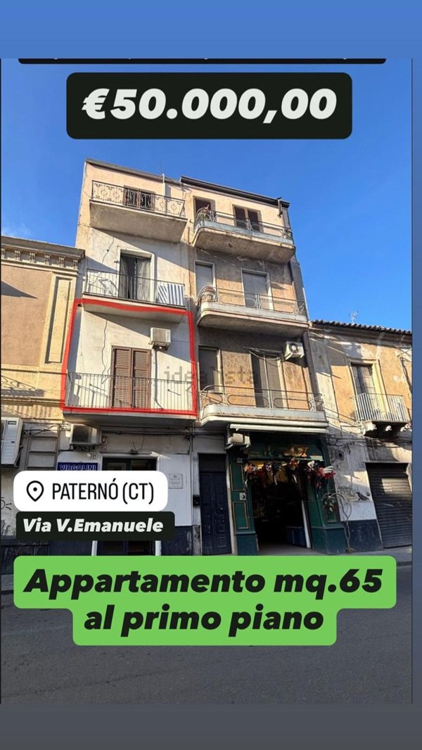 appartamento in vendita a Paternò in zona Centro Storico