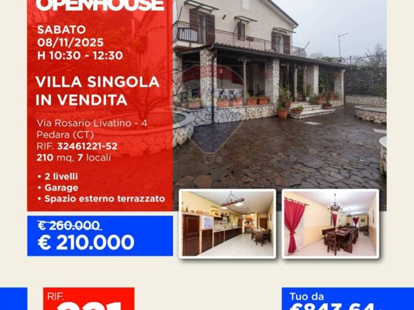 casa indipendente in vendita a Pedara
