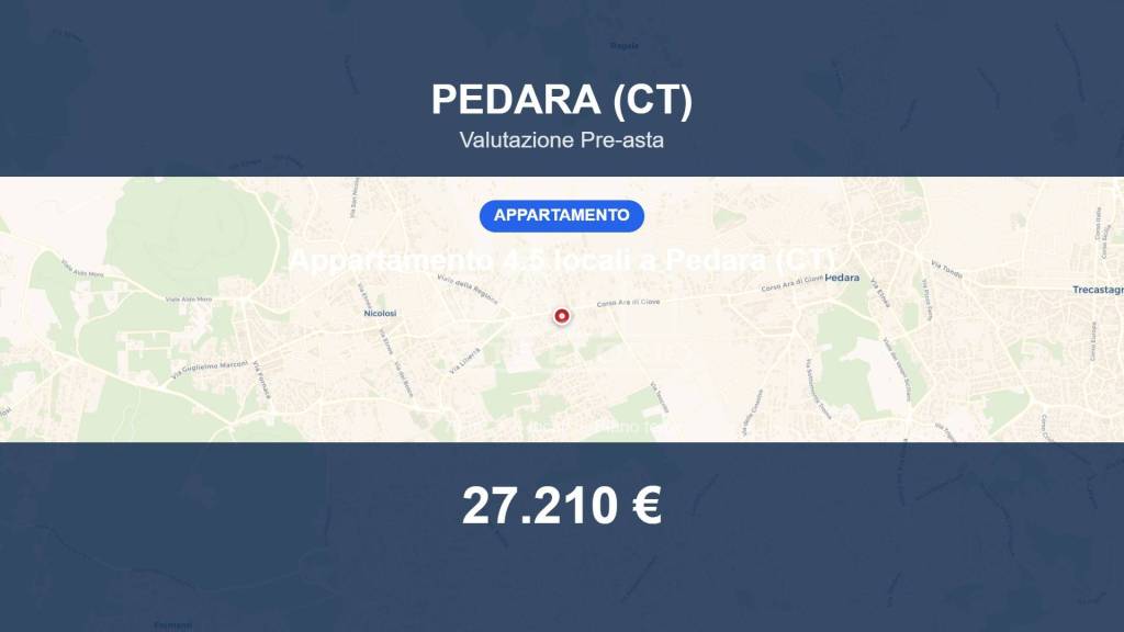 appartamento in vendita a Pedara