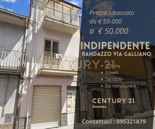 casa indipendente in vendita a Randazzo