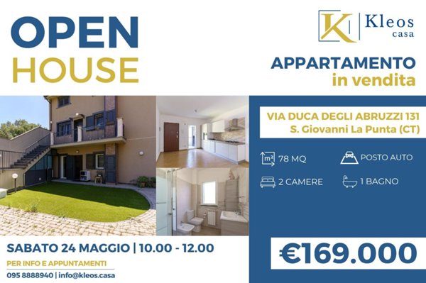 appartamento in vendita a San Giovanni la Punta in zona Trappeto