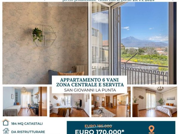 appartamento in vendita a San Giovanni la Punta