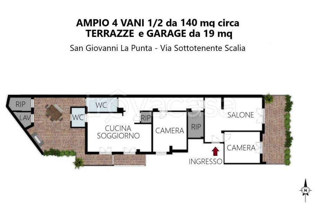 appartamento in vendita a San Giovanni la Punta