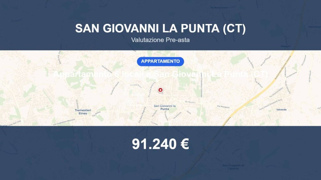 appartamento in vendita a San Giovanni la Punta