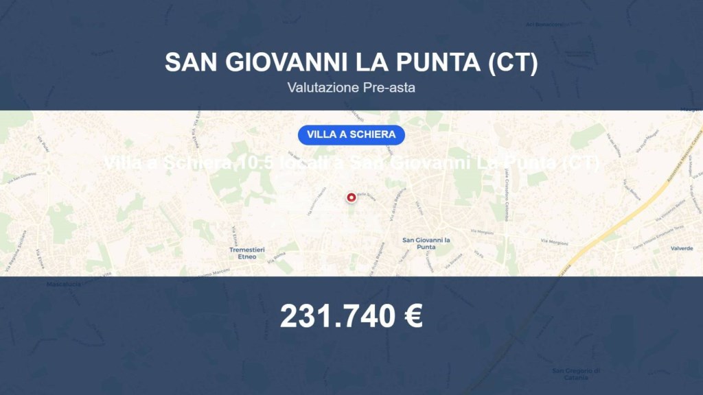 casa indipendente in vendita a San Giovanni la Punta