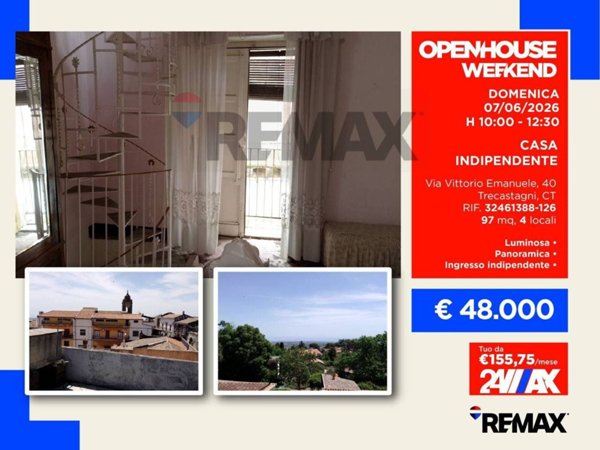 casa indipendente in vendita a Trecastagni