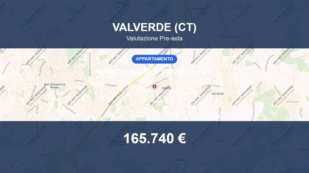 appartamento in vendita a Valverde(CT)
