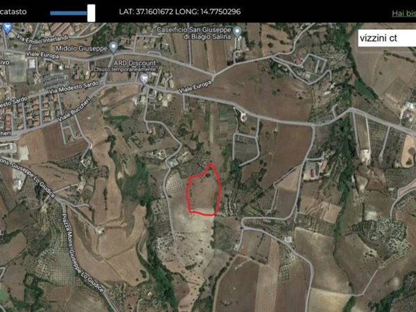 terreno agricolo in vendita a Vizzini