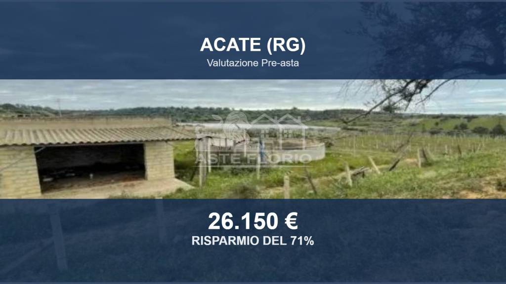 terreno edificabile in vendita ad Acate
