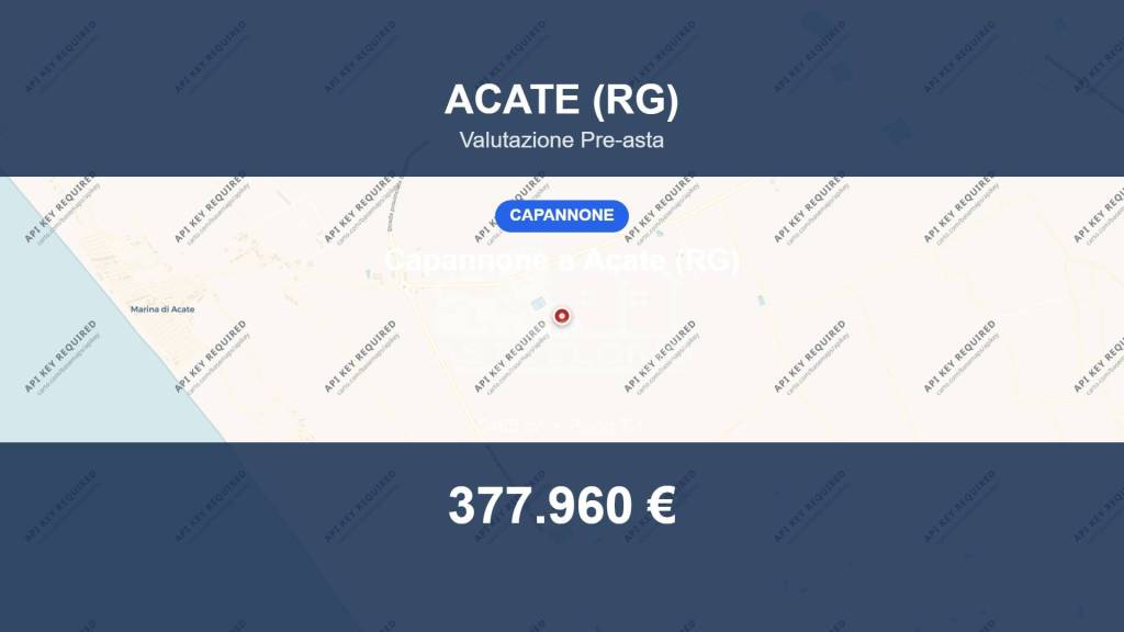 locale commerciale in vendita ad Acate