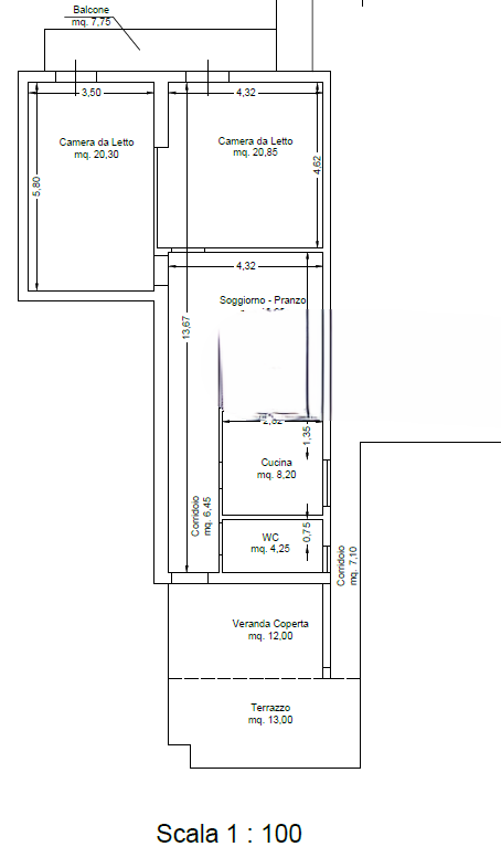 appartamento in vendita a Comiso