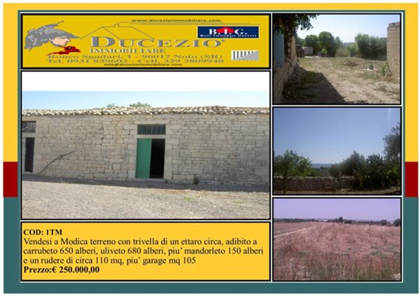 terreno edificabile in vendita a Modica