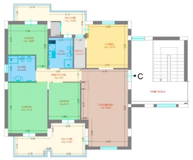 appartamento in vendita a Modica in zona Sacro Cuore