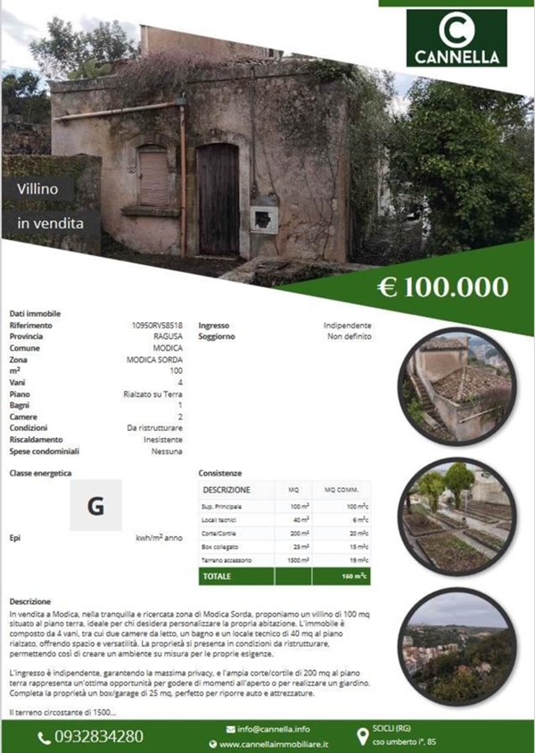 casa indipendente in vendita a Modica in zona Sacro Cuore