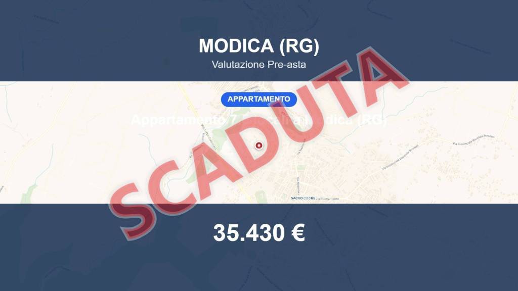 appartamento in vendita a Modica in zona Sacro Cuore