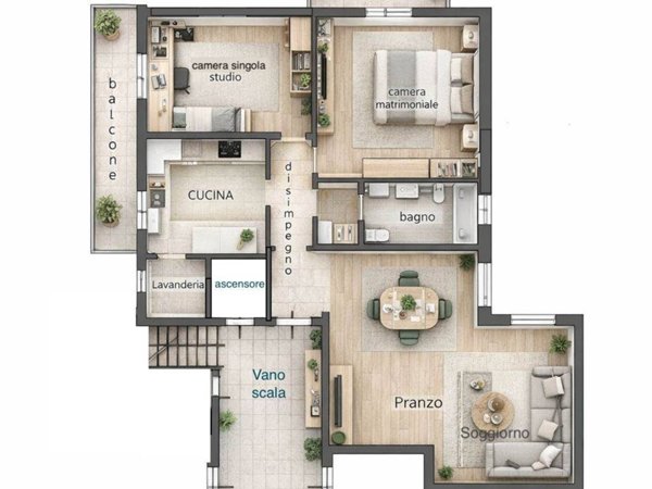 appartamento in vendita a Ragusa in zona Ibla