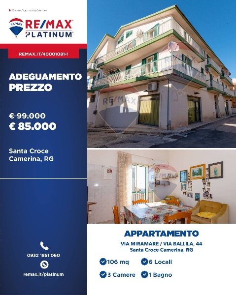 appartamento in vendita a Santa Croce Camerina in zona Punta Secca