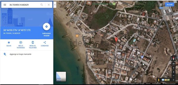 terreno edificabile in vendita a Scicli in zona Donnalucata