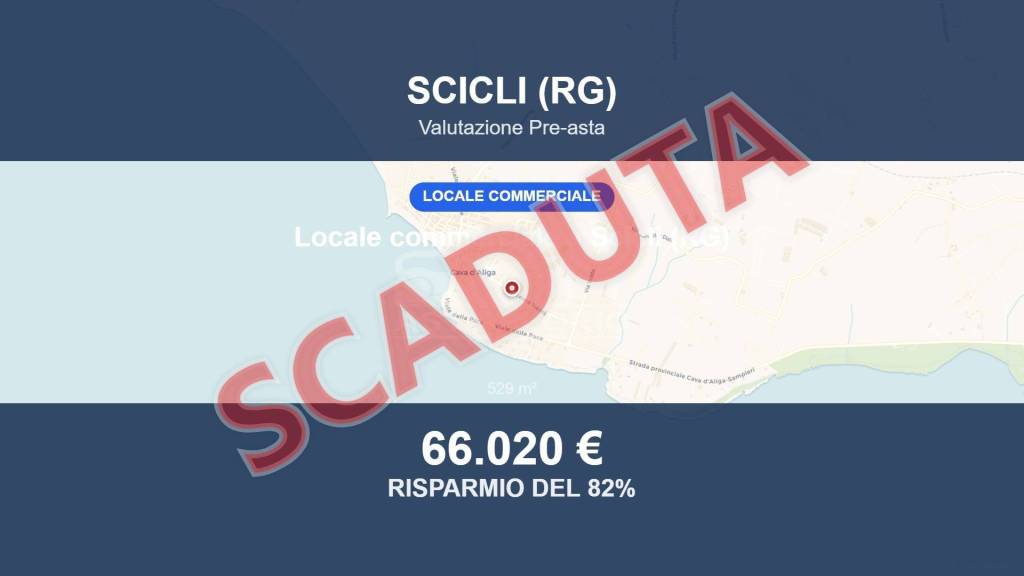 locale commerciale in vendita a Scicli in zona Cava d'Aliga