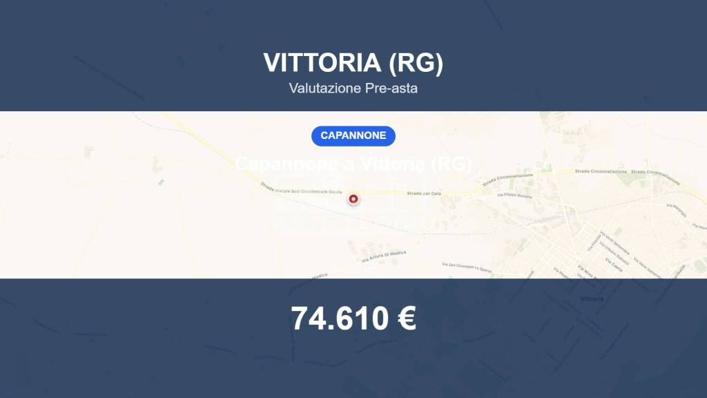 locale commerciale in vendita a Vittoria