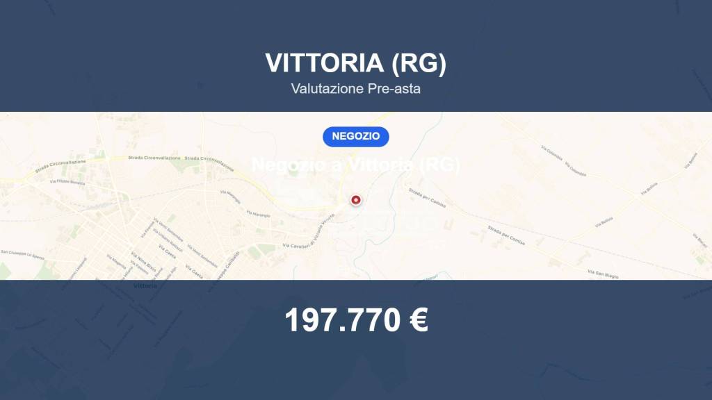 negozio in vendita a Vittoria