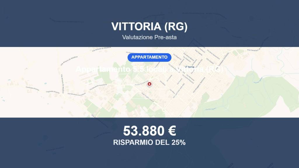 appartamento in vendita a Vittoria