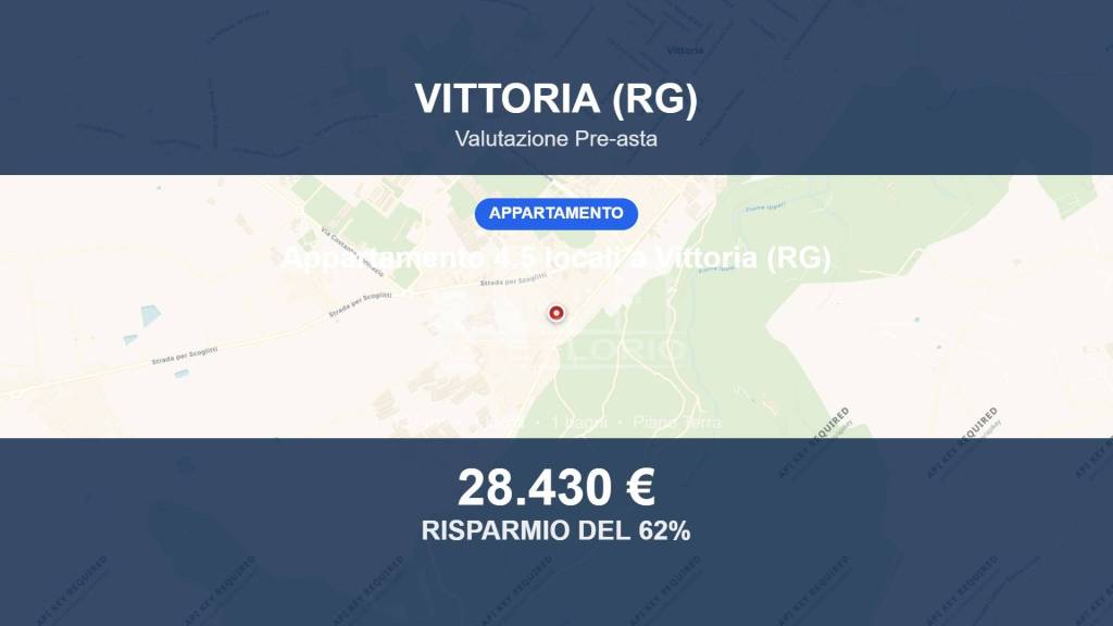 appartamento in vendita a Vittoria