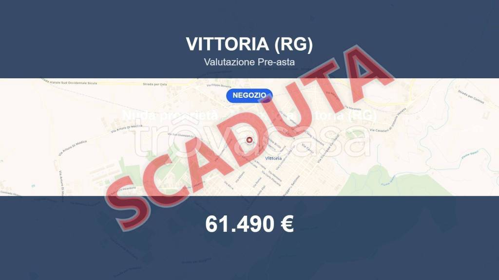 locale commerciale in vendita a Vittoria