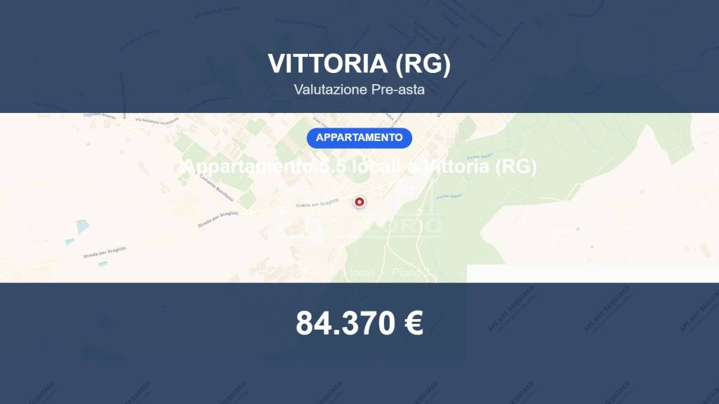 appartamento in vendita a Vittoria