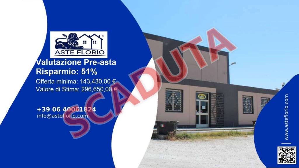 locale commerciale in vendita ad Augusta