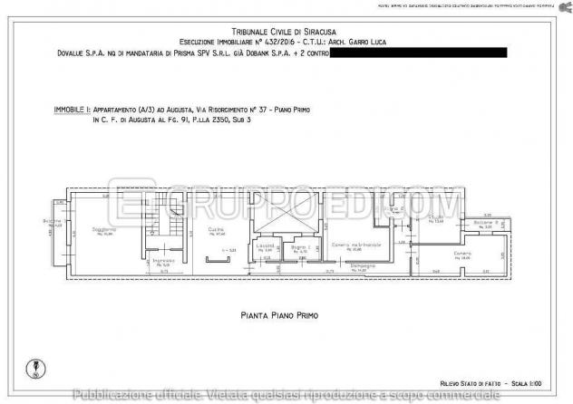 appartamento in vendita ad Augusta