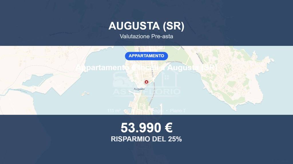 appartamento in vendita ad Augusta